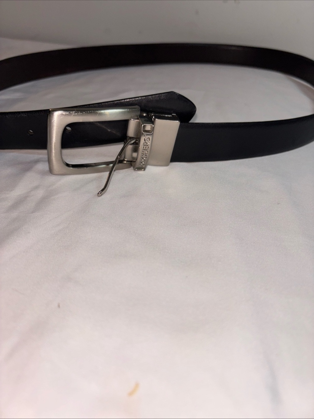 Dockers Black  Mens Belt with Silver Buckle. 36-38. 887